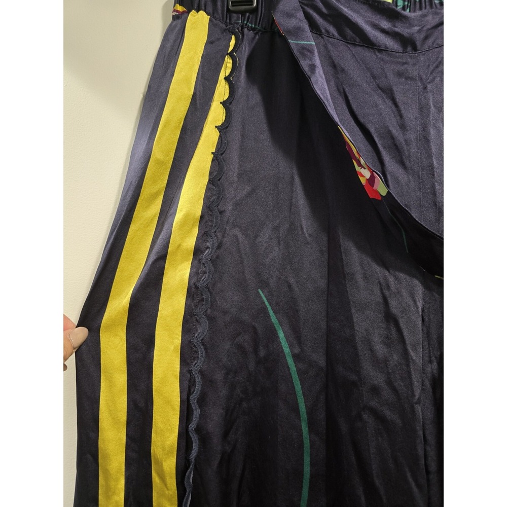 Johnny Was Cassandra Stretch Slit Silk Wide Leg Pants SZ L NWT MSRP $285 - Picture 7 of 11